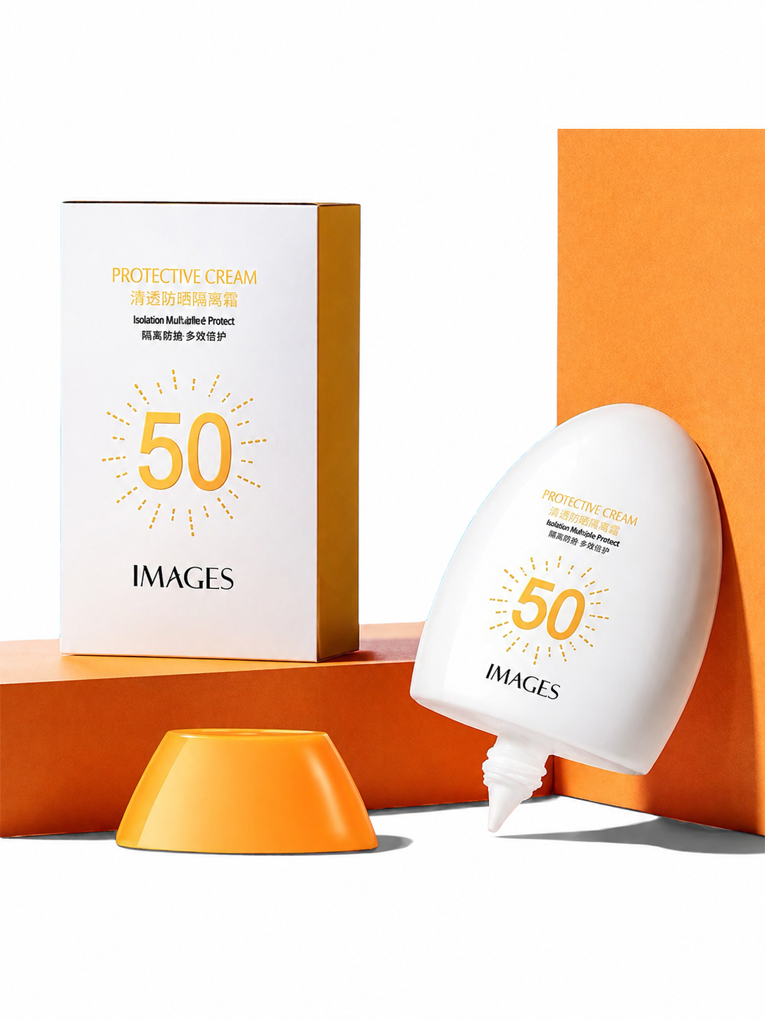 ضدآفتاب ایمیجز images اورجینال با spf50 بی رنگ