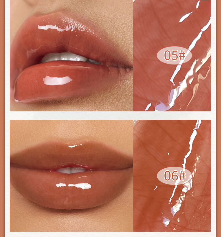 لیپ گلاس اولیبولا Olibolla مدل Honey Infused Lip Oil طرح گیسو