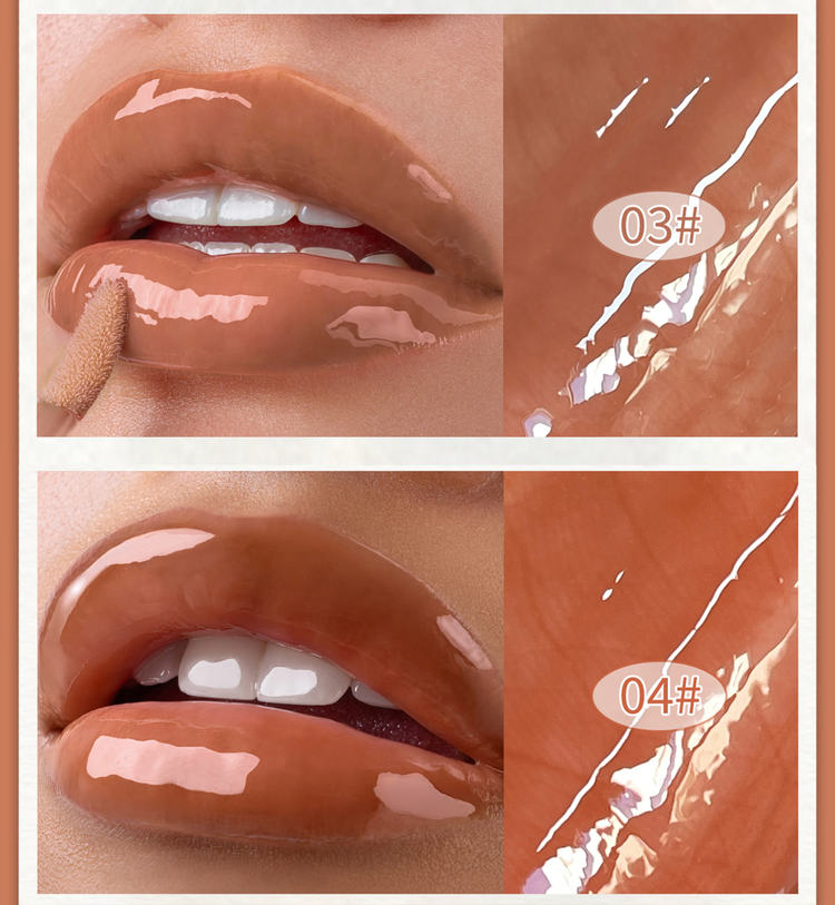 لیپ گلاس اولیبولا Olibolla مدل Honey Infused Lip Oil طرح گیسو