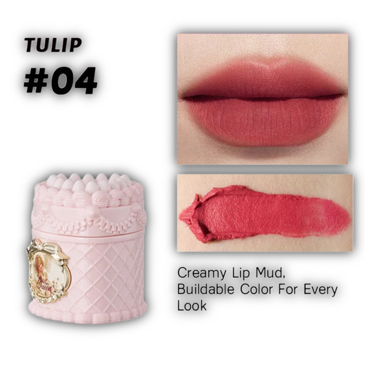 رژلب خمیری کیک توت فرنگی دوپ فلاور نوز huesqueen